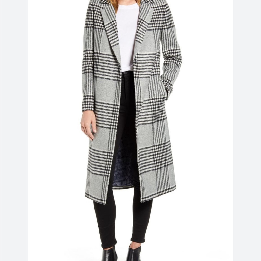 Ted Baker Celina Wool Plaid Jacket size 2
